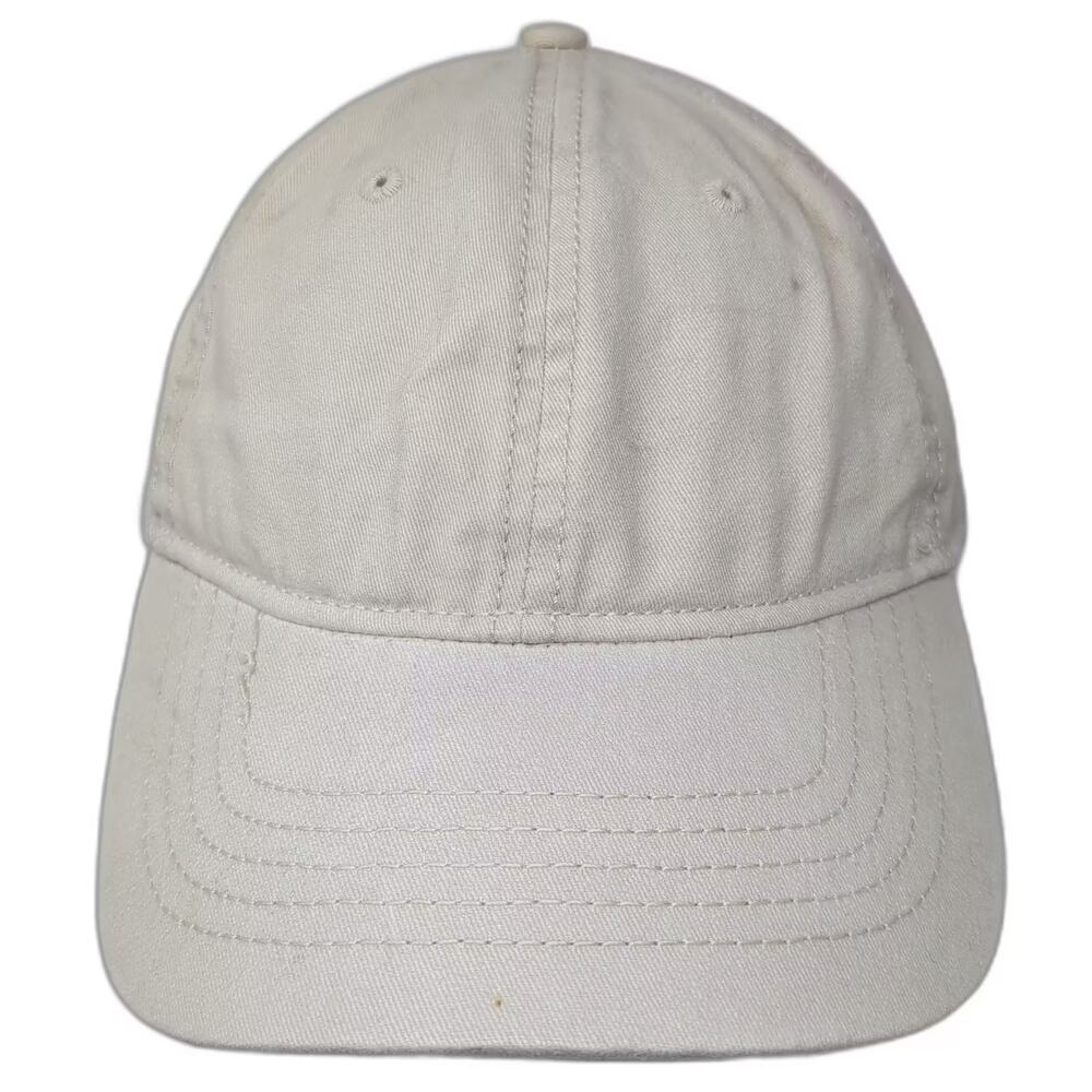 Time and Tru Baseball Cap Beige One Size Adjustable Slideback Blank Plain Hat